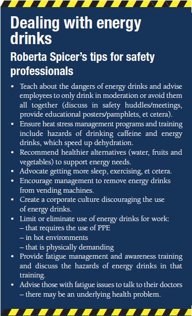 Safety tips for dealing with energy drinks