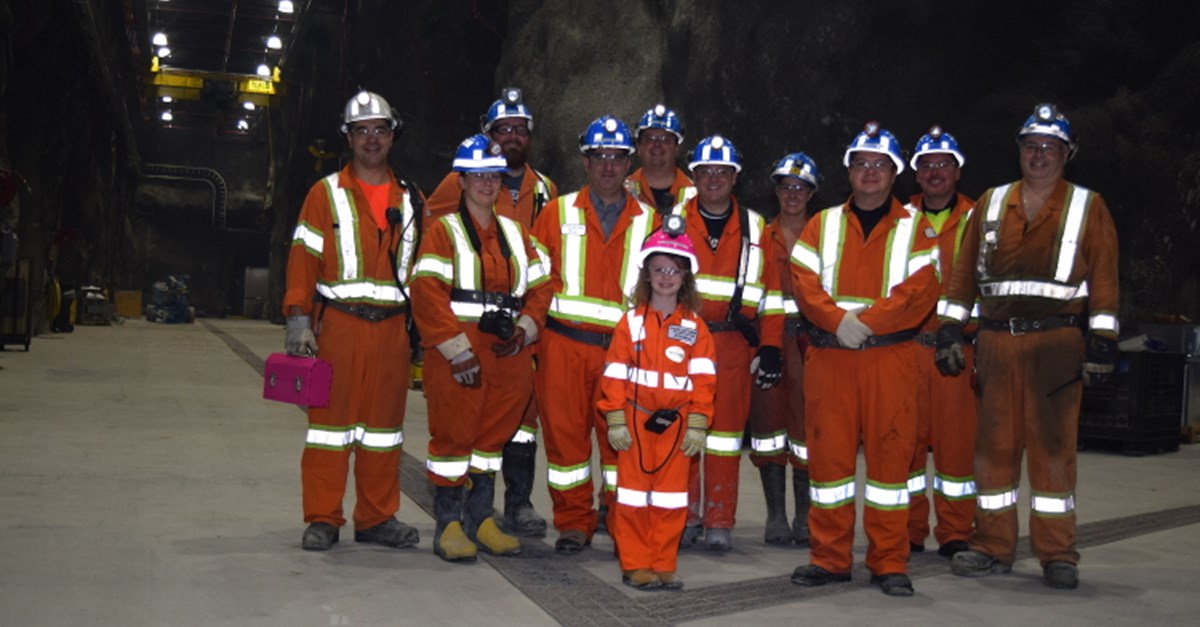 Eight-year-old becomes miner for a day at Goldcorp’s Porcupine mines
