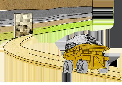 katy lemay oil sands mining truck illustration